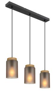 Подвесной светильник Novel серый, черный, 67/12/120 см