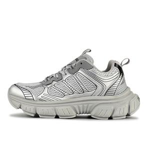 SUPER DRAG Кроссовки унисекс на толстой подошве с низким верхом серо-серебристого цвета Luzaot, цвет Ash Silver