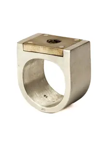 Кольцо Plate с бриллиантом Parts of Four, нейтральный