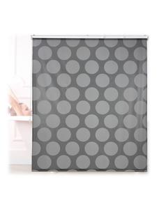 Relaxdays Штора для душа в горошек, серого цвета - (Ш)140 x (В)240 см