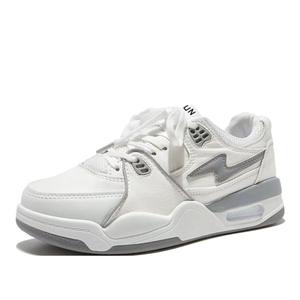 Cat Seven Seeks Женские скейтерские кроссовки с амортизацией, износостойкие, легкие, низкие, бело-серые, цвет White Gray