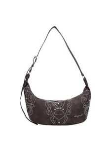 Сумка через плечо Poker Face Munster 2.0, 33 см, коричневого цвета Desigual