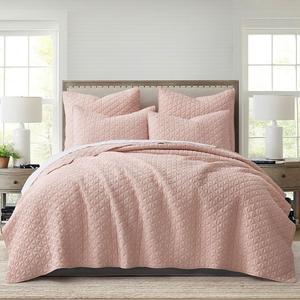 Комплект одеял Levtex Home Rowan или накидки, цвет Blush