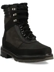 Ботинки женские SOREL замшевые со шнуровкой, черный