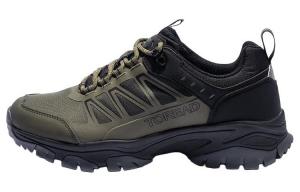 Амортизирующие, противоскользящие, износостойкие, водонепроницаемые низкие походные ботинки для мужчин, цвет: зеленый/черный TOREAD, Army Green/Black