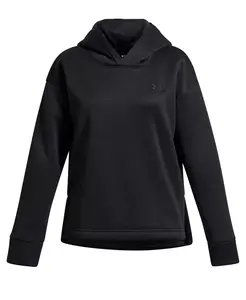 Флисовая толстовка с длинным рукавом для маленьких и больших девочек Under Armour, черный