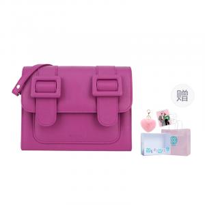 Сумка-мессенджер Litchi Grain, женская наплечная сумка Dragon Fruit MERIMIES, малиновая драконья ягода