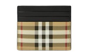 Burberry Полиуретановый картхолдер женский архивный бежевый