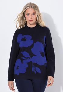 Джемпер Ulla Popken FLORAL TURTLENECK , Blue