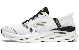 Кроссовки мужские низкие белые/черные Skechers