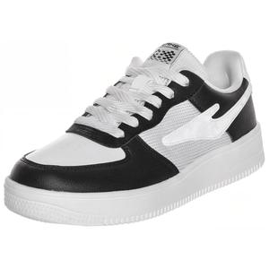 Женские бело-черные амортизирующие износостойкие легкие низкие кеды для скейтбординга Erke, цвет: Белый кристаллический/Глубокий черный