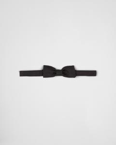 Атласный галстук-бабочка Prada, черный