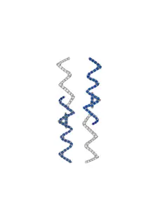 Серьги с кристаллами Marni, синий