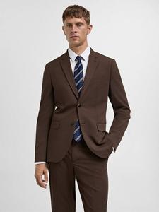 Пиджак Paris Super Slim Fit Mango, Medium Brown