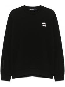 Karl Lagerfeld толстовка Karl с нашивкой Ikon, черный