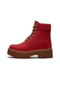 Уличные ботильоны на шнуровке Timberland, Medium Red