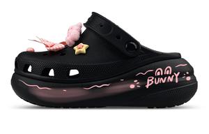 Crocs Женские черные сабо Crush Clog