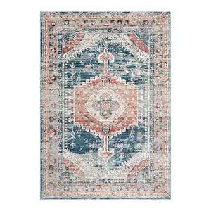 Ковер-Медальон с колючей мачтой Harley Nuloom, 153x153 см, круглый