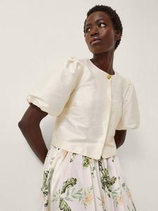 Куртка Anne с пышными рукавами Monsoon, Cream