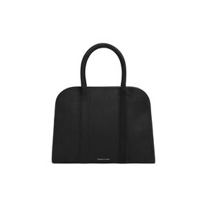 CHARLES&KEITH Тканевая сумка через плечо большая женская коричнево-черная, Black