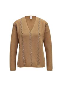 Свитер оверсайз с изысканным декором Madeleine, цвет caramel