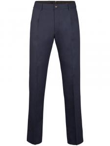 Moorer брюки со складками, синий