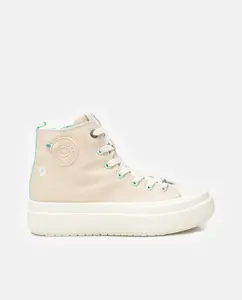 Женские парусиновые кроссовки с застежкой-молнией Refresh, бежевый