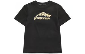 Футболка женская классическая черная FILA FUSION