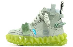 Кроссовки OETZI Skateboarding Shoes Unisex Low-top Green, зеленый