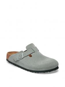 Бостонские сабо с мягкой стелькой Birkenstock, цвет pure sage