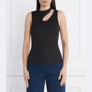 Облегающий топ драка Hugo, черный