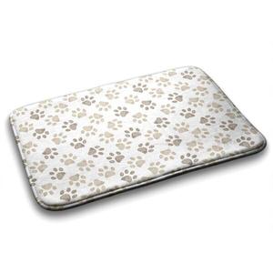 Коврик для ванной Tulup Hundetatzen, 75x1x75 см, белый