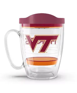Кружка Virginia Tech Hokies, 16 унций, классическая, традиционная Tervis Tumbler, pink