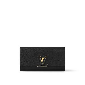 Кошелек Капуцинов Louis Vuitton, черный