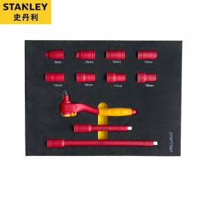 Изолированный торцевой ключ Stanley VDE, набор из 11 предметов, набор инструментов для ремонта электрики 10 мм STMT77887-23