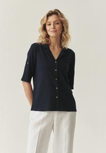 Блузка на пуговицах TETINI TATUUM, темно-синий