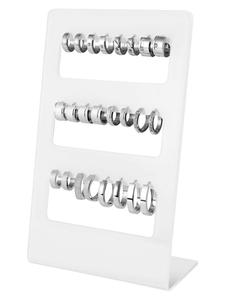 Adeliás Женские серьги - Серьги-кольца из нержавеющей стали серебристого цвета