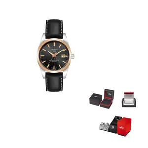 TISSOT Часы Mechanical Movement Men's Watch Black Dial, Black Dial