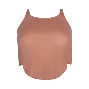 Топ Rick Owens DRKSHDW Basic Cropped Tank, Dark Pink