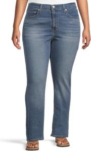 Джинсы Levi's Womens 724 High Rise Straight, цвет Eternal Indigo Mid