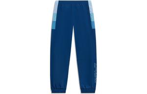 Вязаные спортивные брюки LiNing Sports Trend Series, мужские, джинсовые, синие