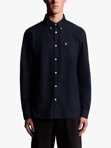 Хлопковая рубашка Oxford Lyle & Scott, Dark Navy