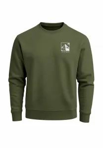 Толстовка outdoor с принтом «берж» и рисунком природы Neverless, Oliv