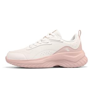 Коллекция Light Bounce Женские кроссовки для бега с низким верхом устойчивые к истиранию Feather White Fresh Pink 361°, Feather White/Fresh Pink