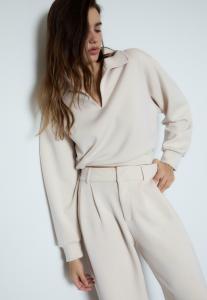 Поло Stradivarius Polo shirt, Stone