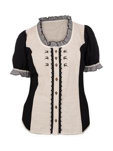 Блузка 451000-3002-4 натурального цвета OS-Trachten