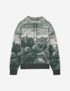 Maison Kitsune/(M Maison Kitsune LANDSCAPE OVERSIZE HOODIE