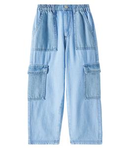 Джинсы-карго Edelssa с цветными блоками The New Society, Color Block Denim