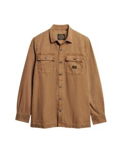 Куртка классического кроя для межсезонья Superdry, светло-коричневый