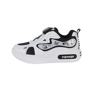 Детские повседневные кроссовки с амортизацией, отскоком и дышащим эффектом Kids' Toppo, черный/белый